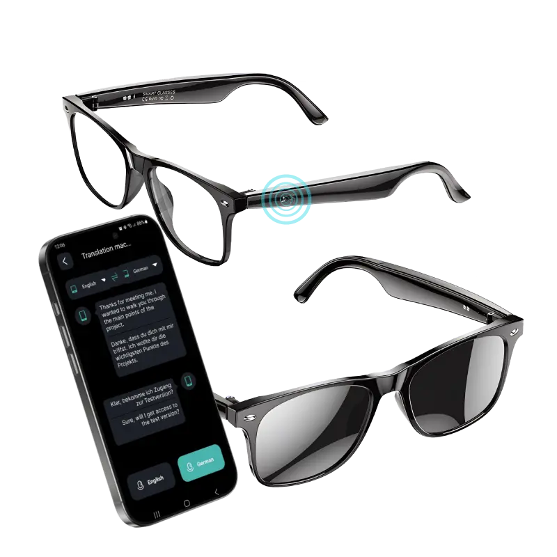 Qinux Intellens smart translation glasses