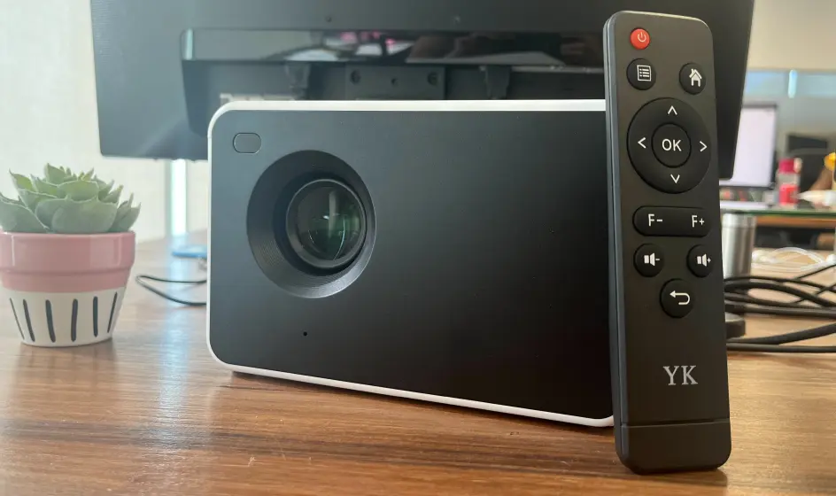 Mini projector setup