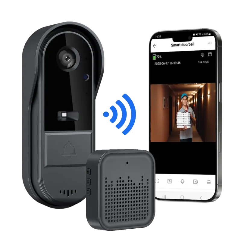 Qinux Vireon motion detector doorbell with camera