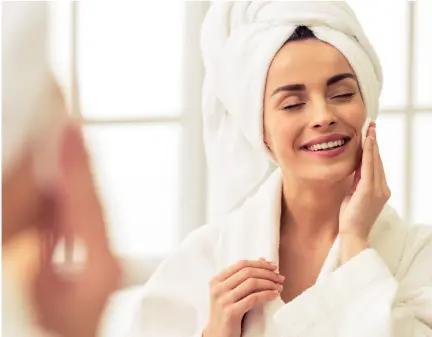 Clean face before use